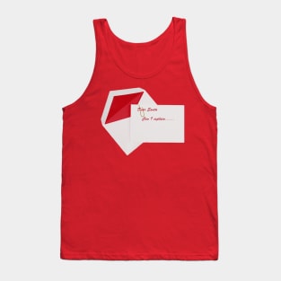 Santa's excuse letter Tank Top